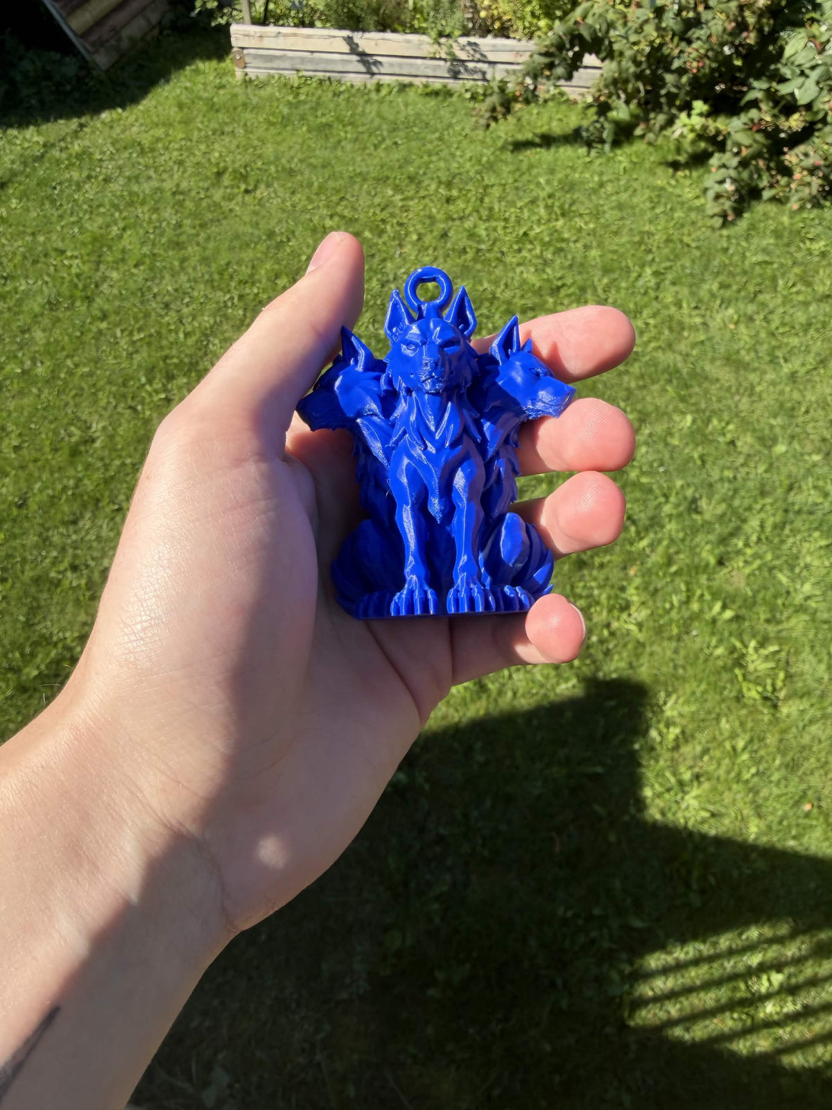 Cerberus Mascot 3D Printed Charm